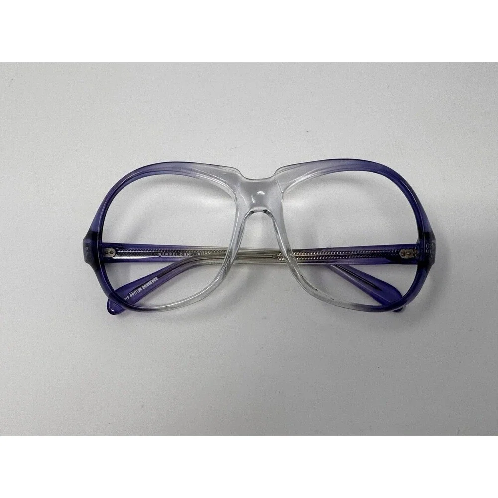 Winbeldon Ruby Vintage Eyeglass Frames Only 50-17-135 Purple Clear New Old Stock